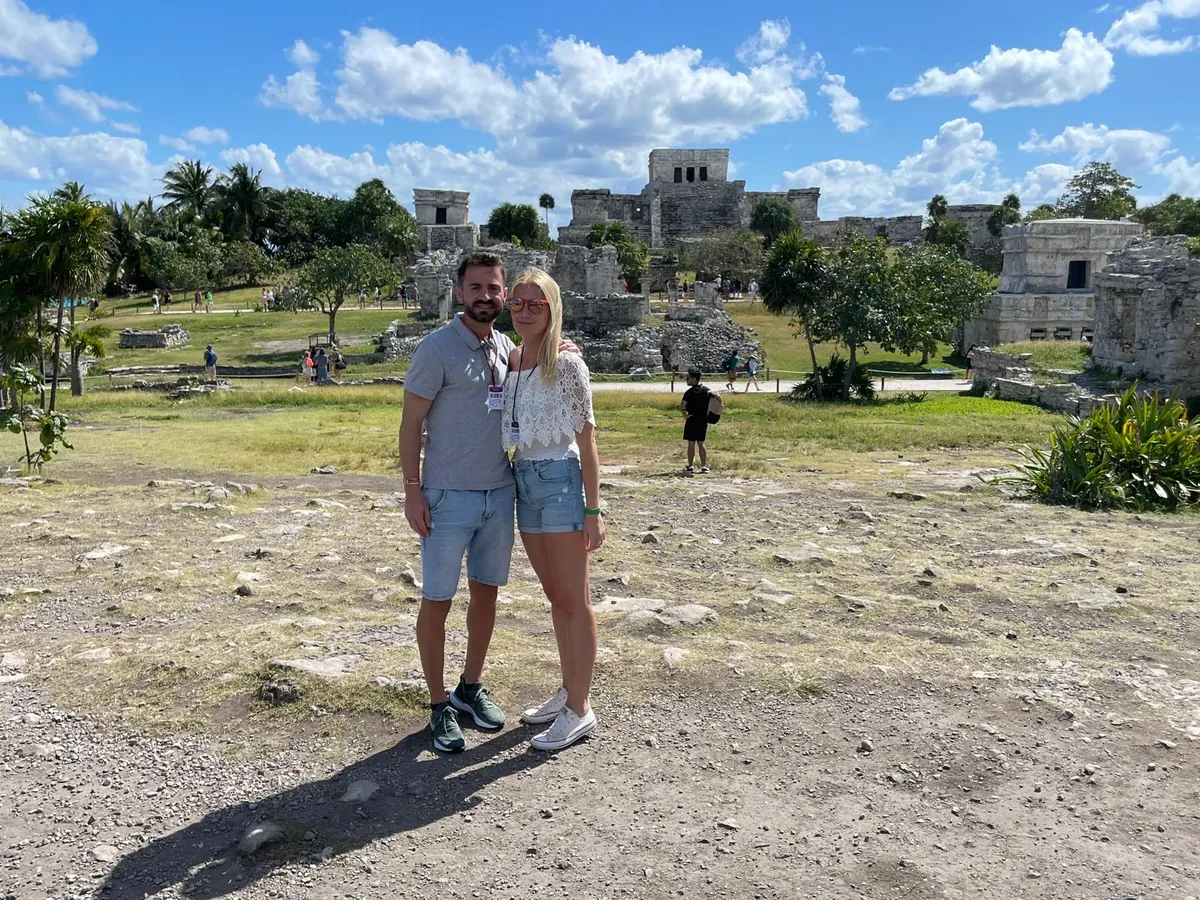 Recuerdo de Andrés y Maribel